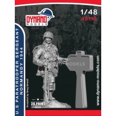 1/48 US Paratrooper Sergeant Pointing Direction (Normandy 1944)