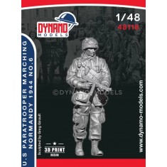1/48 US Paratrooper SMG Marching (Normandy 1944) No.6