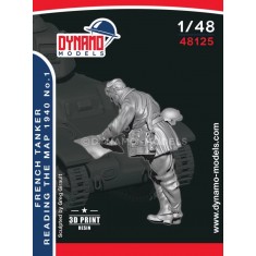 1/48 French 40 Tanker Checking the Map No.1