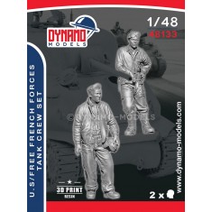 1/48 US / Free French Forces Tanker Crew Set (2 figures)