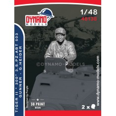 1/48 German King Tiger ''300'' Gunner G. Heider Normandy 1944
