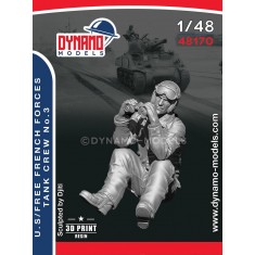 1/48 US and Free French Forces Tanker 1944 No.3
