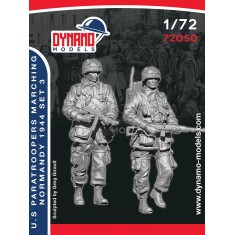 1/72 US Paratrooper Marching Ver.3, Normandy 1944 (2 figures)