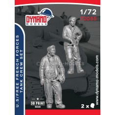 1/72 US / Free French Forces Tanker (2 figures)