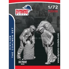 1/72 Civilian Coalmen Set (2 figures)