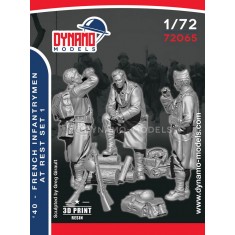 1/72 French Infantrymen at Rest 1940 Set 1