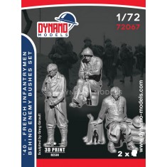1/72 French Infantrymen ''Behind the Enemy Bushes'' 1940 Set