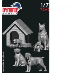 1/72 Animal Serie - Dogs Family