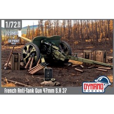 1/72 French 47mm S.A. 37 Anti-Tank Gun
