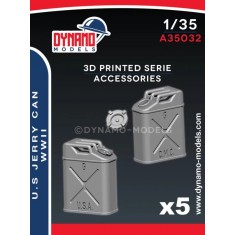 1/35 WWII US Jerry Can (5x open cap/5x closed cap)