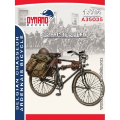 1/35 Belgian Chasseur Ardennais Bicycle 3D Printed