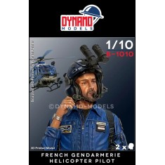 1/10 French Gendarmerie Helicopter Pilot Bust