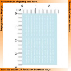 Decals - Waterline Ruler for 1/12, 1/18, 1/20, 1/24, 1/43 Scales