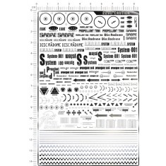 Metal Stickers for Propellant Tank Ambac System Sabre Zero Ewac