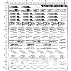 Metal Stickers for HG Strike Freedom Gundam