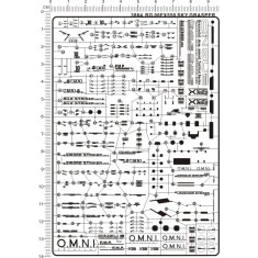 Metal Stickers for 1/144 RG 06 FX 550 Skygrasper Gundam (Silver)