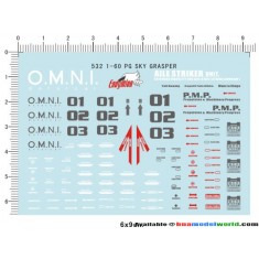 Decals - 1/60 PG Sky Grasper Aile Striker Unit