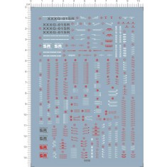 Decals for MG XXXG-01SR Gundam Sandrock (Red)