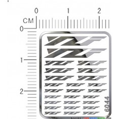 YZF Metal Logo Stickers for 1/12, 1/18, 1/20, 1/24, 1/43 Scales
