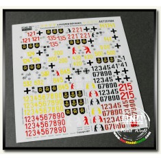 Decals for 1/35 4.Pz.Div.Panzer IV Ausf.G,H &Panzer Ausf. L "Luchs"