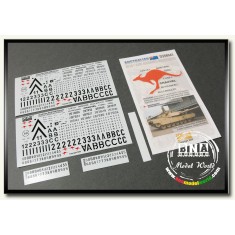 Decals for 1/35 Australian M1A1 AIM Abrams