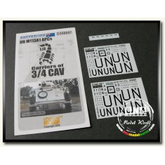 Decals for 1/35 Australian UN M113A1 APCs in Rwanda