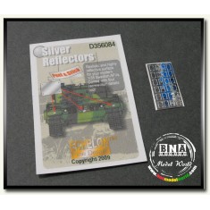 1/35 Silver Reflectors for Modern Swedish AFVs