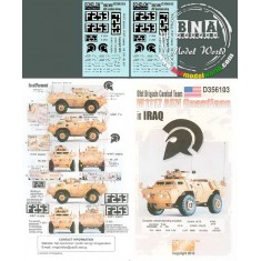 Decals for 1/35 81st Brigade Combat Team M1117 ASVs in Iraq