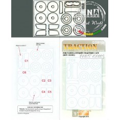 1/35 Traction 11CV Window & Wheel Mask