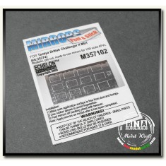 1/35 Adhesive Mirror Film - British Challenger II MBT Mirrors