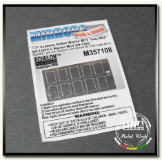 1/35 Adhesive Mirror Film - Warrior MCV Mirrors