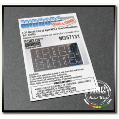 1/35 Adhesive Mirror Film - LKw gl Light WOLF Mirrors for Revell kit