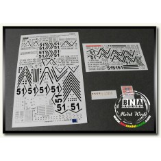 Decals for 1/35 US Army (1-64 Armour, A Co) M1A1HAs in "OIF"