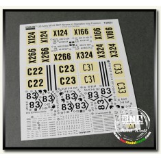 Decals for 1/35 US Army M1A2 SEPs "Operation Iraqi Freedom" Part 2