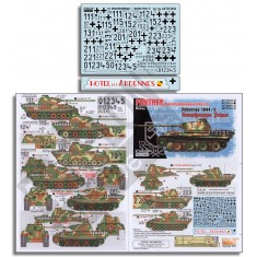Decals for 1/35 SS-Pz.Rgt. Panthers Ardennes 1944/45 Kampfgruppe Peiper