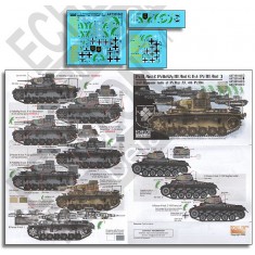 1/35 4.Pz.Div. Stabs Kompanie Panzer IIs and PzBefWg IIIs Decals