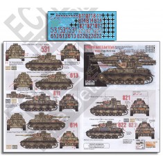 1/35 Panzer IV Ausf F/G Early Markings Decal 2.Abt 23rd Pz.Div