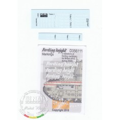 Decals for 1/35 Fording Height Markings