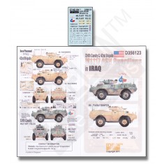 1/35 124th CAV & 42nd BDE M1117 ASVs in Iraq Decals