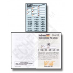 1/35 Bundeswehr Vehicle Registration Generics Decals