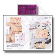 1/35 M2A2 Bradley IFV (Tamiya) Periscope Surface Inserts - Pink for Tamiya kit