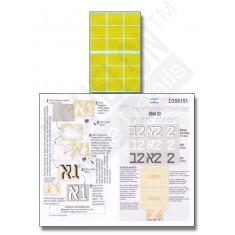 1/35 IDF Turret Tactical Markings (Set 2) - Masks