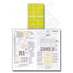 1/35 IDF Turret Tactical Markings (Set 3) - Masks