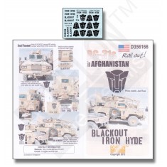 Decals for 1/35 RG-31s in Afghanistan