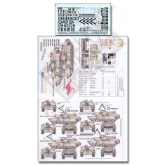 Decals for 1/35 Australian M1A1 AIM Abrams (3 Tones,Part 1)