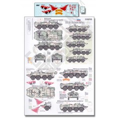 1/35 BTR-80s with Unique Markings (water-slide decals)
