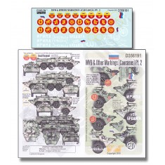 1/35 MVD and Other Markings (Caucasus) Part 2 (water-slide decals)