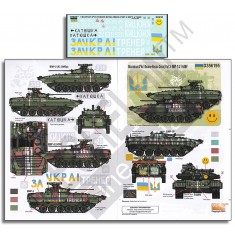 1/35 Ukrainian AFVs (Ukraine - Russia Crisis) Decals Part 3: BMP-2 and T-64BV