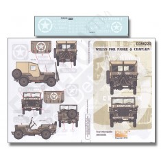 1/35 Willys for Padre and Chaplain (water-slide decals)