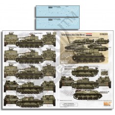 Decals for 1/35 Syrian Panzers & StuGs (6 Days War era)